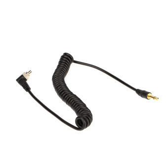 3.5mm Flash Sync Cable Cord with Screw Lock to Male Flash PC for Canon Nikon PIXE Cable Cord