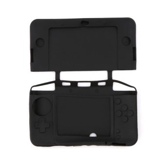 Silicone Gel Rubber Protective Shell Case Cover Skin for New Nintendo 3DS (Black) - intl