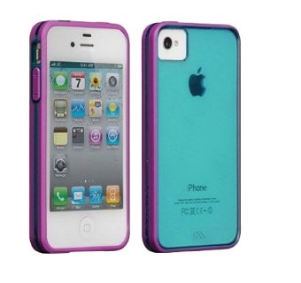 Case-Mate iPhone 4S Haze - Teal/Rasberry