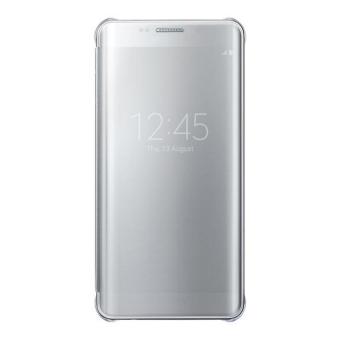 Samsung Clear View Window Flip Cover For Samsung A7 2016 Edition - Silver