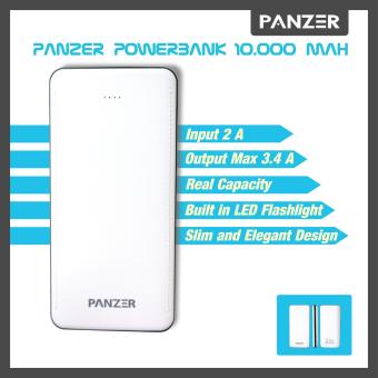 Panzer Power Bank 10000 mAH Real Capacity with Smart IC - Putih