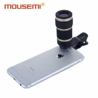 Universal Clip 8x Telescope Lens For iPhone 7 6s plus Telephone Zoom Lenses Camera Cell Mobile Phone Lens For Smartphone Lenses - intl