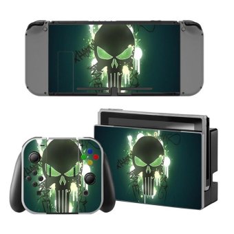 Decal Human skeleton Skin Sticker Dust Protector For Nintendo Switch Console ZY-Switch-0186 - intl