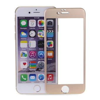 Velishy Screen Protector Film Full Cover for iPhone 6 Plus (Gold)