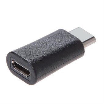 Jetting Buy USB 3.1 Type C Micro USB Male untuk perempuan adaptor konverter Hitam