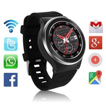 S99 Heart Rate Smart Watch 5.1 Android Phone Mtk6580 Quad-core 360 * 360 Wifi Gps Bluetooth Smart watch For Moto 360 Sport - intl
