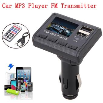CocolMax Car Music MP3 Player FM Transmitter Modulator Dual USB Charging SD MMC Remote - intl
