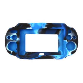 Silicone Rubber Gel Protective Skin Case Cover (Blue) - intl