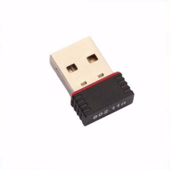 150Mbps Nano Wifi USB Adapter Raspberry Pi WIFI Adapter USB Dongle Wifi Dongle (Black) - intl