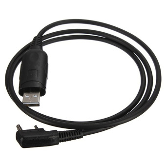 Moonar pemrograman untuk Kabel USB CD Baofeng radio dua band UV-5R A ditambah UV-82 GT-3 (Hitam)