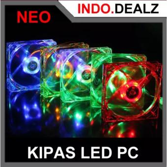 [Promo] Neo PC Computer Mini Fan Cooler LED Light Kipas Pendingin Komputer
