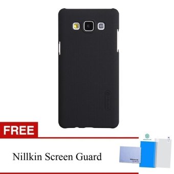 Nillkin Original Super Hard case Frosted Shield for Samsung Galaxy A5 A5000 - Hitam + Gratis Anti Gores