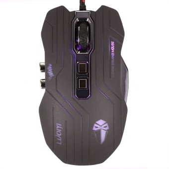 MiniCar LUOM G5 3200 DPI LED Optical 9D USB Vibration Wired Gaming Mouse(Color:Black) - intl