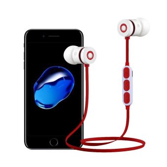 Bluetooth Wireless In-Ear Stereo Earphones Earbuds Waterproof Sports Headphones Headsets For iPhone - intl