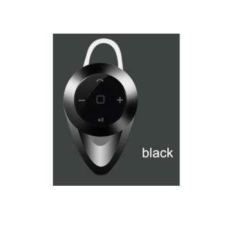 Headset Mini Wireless Bluetooth Stereo In-Ear Earphone Headphone Headset For Xiaomi/ samsung/ Oppo/ iPhoneSmart Phone Android & iOS - Hitam