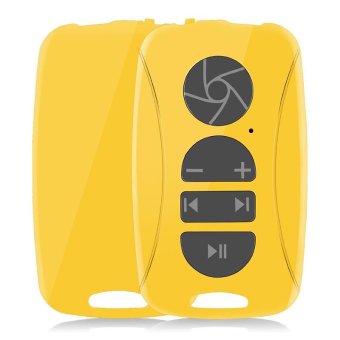 HomeGarden Multimedia Remote Control Bluetooth for Cell Phone Yellow