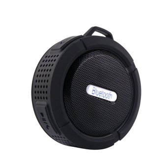 Portable Mini Wireless Portable Bluetooth Speaker Stereo Bass IP65Hands-free Soundbox (Black) - intl