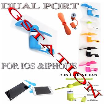 1Shop Mini Fan Dual Usb For Android & Iphone