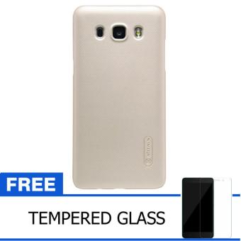 Nillkin For Samsung Galaxy J5 2016 / J5108 Super Frosted Shield Hard Case Original - Emas + Gratis Tempered Glass