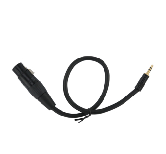 JJC CABLE-XLR2MSM 3 pin-XLR perempuan konektor untuk 3,5 mm Mini adaptor kabel Input Audio untuk mikrofon Mono di DSLR atau kamera video - International
