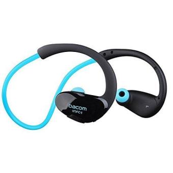 DACOM Athlete Ear Hook NFC Bluetooth 4.1 Sports Earphone Headset with Mic - Blue - intl