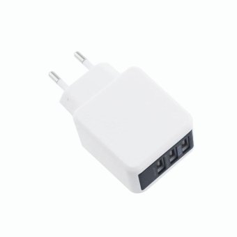 EU 3 In 1 Port USB US Plug Home Travel Wall Charger AC Power Adapter For Phone - intl