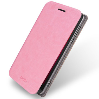 MOFI PU Leather and Soft TPU Cover for Asus Zenfone Zoom ZX551ML (Pink) - intl
