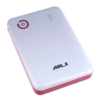 AILI DIY Exchangeable Cell Power Bank Case For 4Pcs 18650 - Putih/Pink