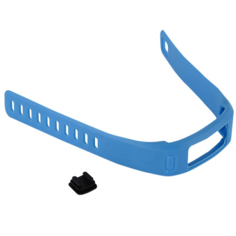 HomeGarden Small Replacement TPU Wrist Band for Garmin Vivofit Bracelet Smart Wristband (Blue)