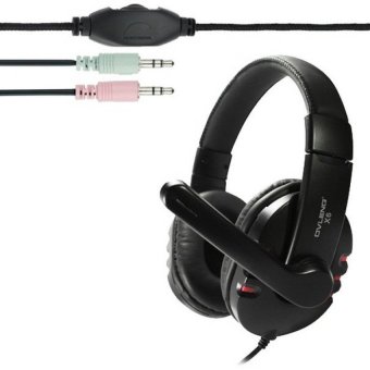 OVLENG Universal Stereo Headset with Mic (Black) - intl