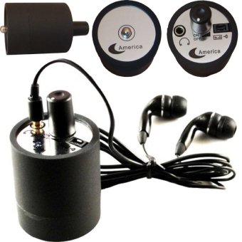 Spy Ear Amplifier Bug Wall Listening Device Sound Audio ListeningWiretap Device Wall Gadget Surveillance - intl