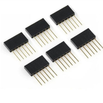 Velishy Female Set of 10 Tall Stackable Header Connector Socket for Arduino Shield