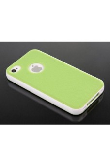 Moonar Hybrid Rugged Rubber Gel Case Cover For iPhone 5 5S Green