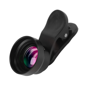 ZUNCLE Phone special effects lens excellent tool for selfie 17mmX2.0 extended distance lens(metal lens hood and clip are included)