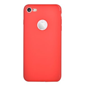 DEVIA for iPhone 7 4.7 inch Anti-scratch Flexible TPU Gel Cell Phone Shell - Red - intl