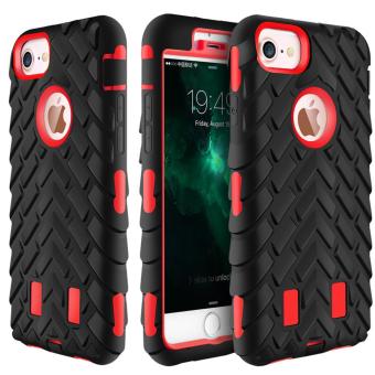 for Apple iPhone 6 6S [3D Tyre Robot] GuluGuru 360 All-Round Protection Armor Drop Protection PC + TPU Hybrid Cell Phone Back Case Cover - intl