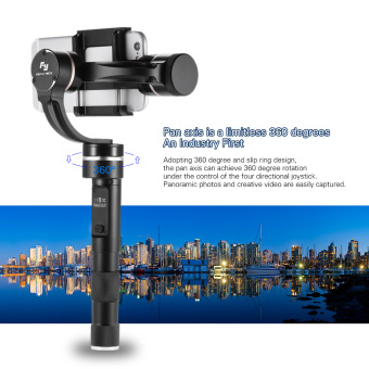 Feiyu Tech Newest G4 Pro 3 Axis Brushless Motor Handheld Gmibal Smartphone Stabilizer Pan Moving without Limited for iPhone 7Plus 7 6Plus 6 for Samsung Note7 S6 for Huawei P9 P9 Plus for Xiaomi 5 Note3 and Other Smartphones within 53mm-80mm - intl