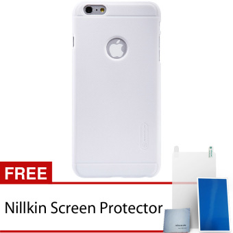 Nillkin iPhone 6 Plus / iPhone 6S Plus Super Frosted Shield Hard Case - Putih + Gratis Nillkin Screen Protector