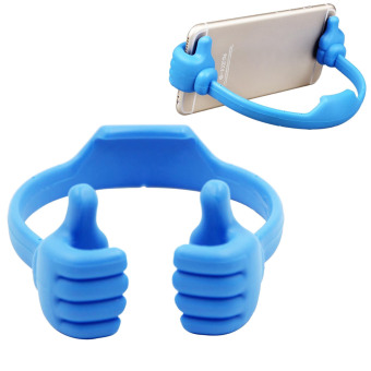Vococal Thumb Mount Holder Stand for Mobile Phone (Blue)