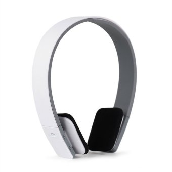 AEC Noise Reduction Bluetooth 3.0 Stereo Headphone (White) - Intl