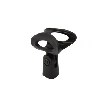 JNTworld Adjustable Tripod Microphone Mic Clip M5 Stand Holder Mount Clamp Black