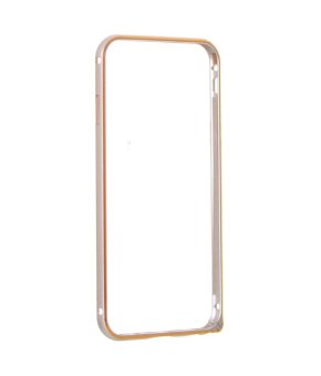 Rainbow Apple iPhone 6 / Iphone6 / iPhone 6G / Iphone 6S Ukuran 4.7 Inch Bumper Alumunium / Bumper Ring Frame / Bumper Besi iPhone 6 - Silver