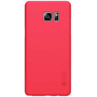 Nillkin Frosted Shield Hard Case Original untuk Samsung Galaxy Note 7 (N930) - Merah + Gratis Nillkin Screen Protector