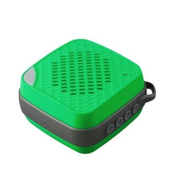 YM-305 Sport Water Resistant Bluetooth Speaker w/ Microphone (Green)