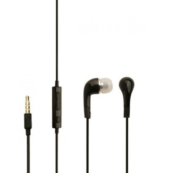 888 ACC Earphone / Headset / Handsfree Stereo for Samsung S4 / I9220 With Control Talk - Hitam