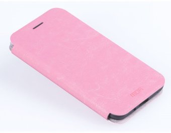 MOFI PU Leather Soft TPU Cover for Samsung Galaxy J7 2016 / J7108 (Pink)