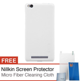 Nillkin Xiaomi Redmi 3 Super Frosted Shield Hard Case - Original - Putih + Gratis Nillkin Screen Protector