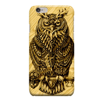 Indocustomcase Eagle Owl Cover Hard Case for Apple iPhone 6 Plus