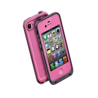 joyliveCY Protector Bumper Dirtproof Waterproof Shockproof Cover Case Plastic Hard for Apple Iphone 4 4S Pink