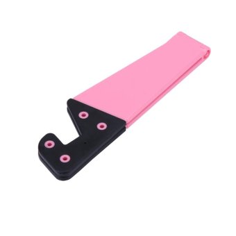 Portable Cell Phone Tablet Holder(Pink) - intl